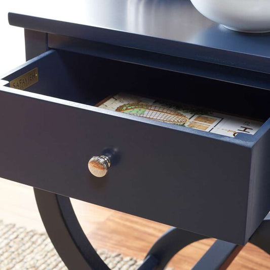 Safavieh - Maxine Accent Table W Storage Drw - Navy - AMH6608G view 2