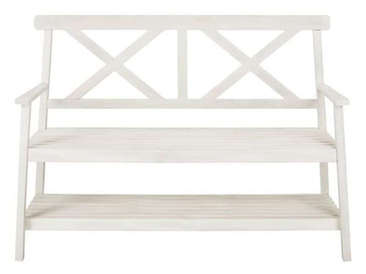 Safavieh - Mayer 2 Seat Bench - White - PAT6744B veiw 2