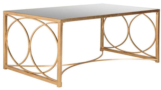 Safavieh - Melosa Coffee Table - Gold - Mirror - FOX2566A veiw 2