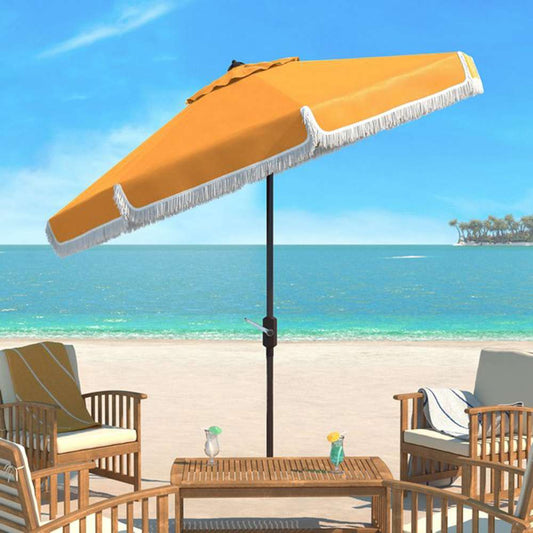 Safavieh - Milan Fringe 11Ft Umbrella - Yellow - PAT8108D veiw 2