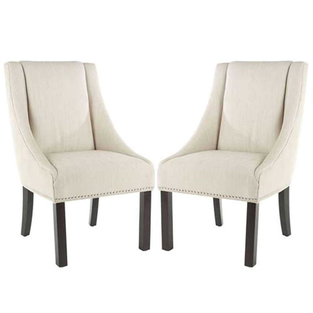 Safavieh - Morris Arm Chair - Beige (Set of 2) - MCR4708A-SET2 veiw 1