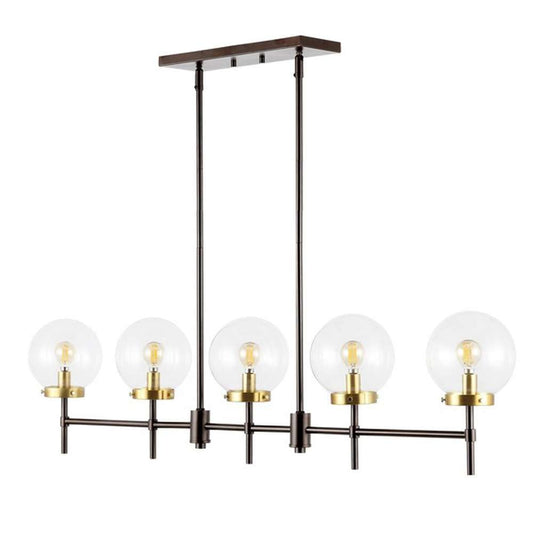 Safavieh - Mylah 5Lt 44.5in Pendant - Oil Rub Bronze - Brass - PND4207A veiw 2