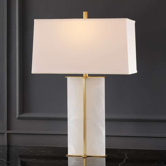 Safavieh - Couture - Natalee Marble Table Lamp - Gold - White - CTL1045A veiw 2