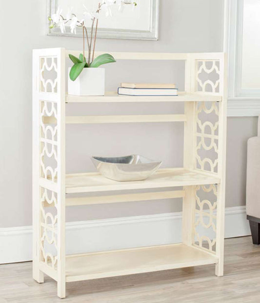 Safavieh - Natalie Small Bookcase - Antique - White - AMH6565B veiw 2