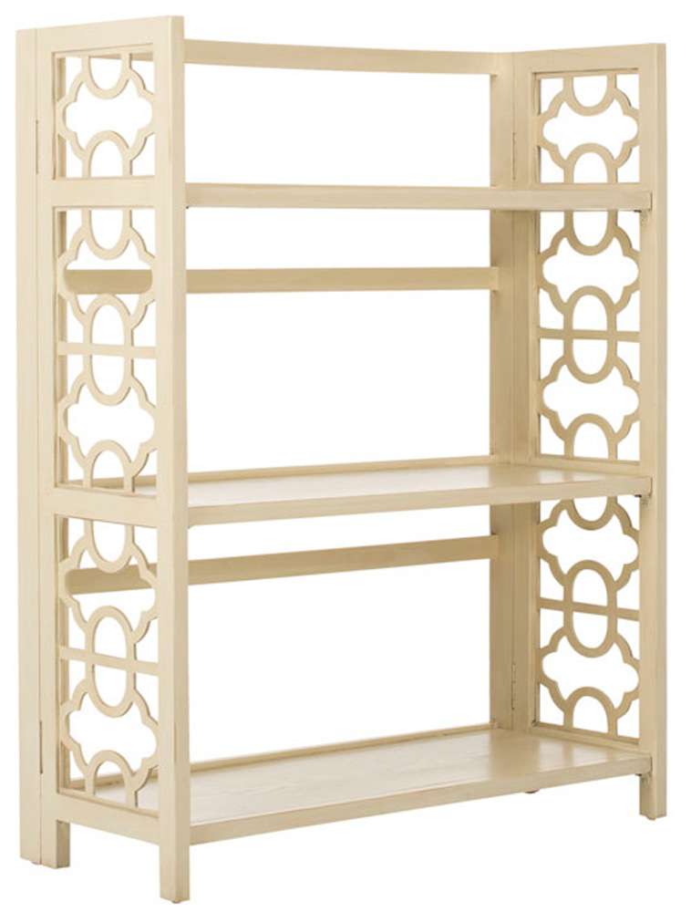 Safavieh - Natalie Small Bookcase - Antique - White - AMH6565B veiw 3