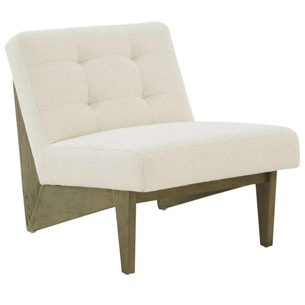 Safavieh - Couture - Nelly Scandinavian Accent Chair - Ivory - Light Grey - SFV5093A veiw 3