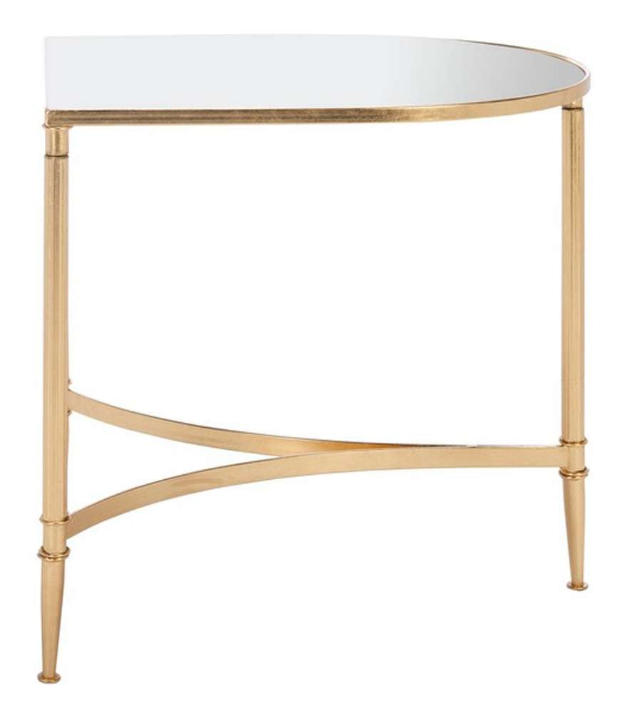 Safavieh - Nevin Accent Table - Gold - Mirror - FOX2532A veiw 4