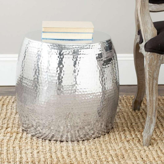 Safavieh - Odin Round Stool - Silver - FOX5504A veiw 2