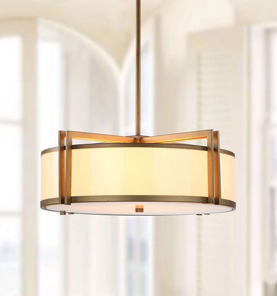 Safavieh - Orb Drum Pendant - Gold - LIT4185A veiw 1