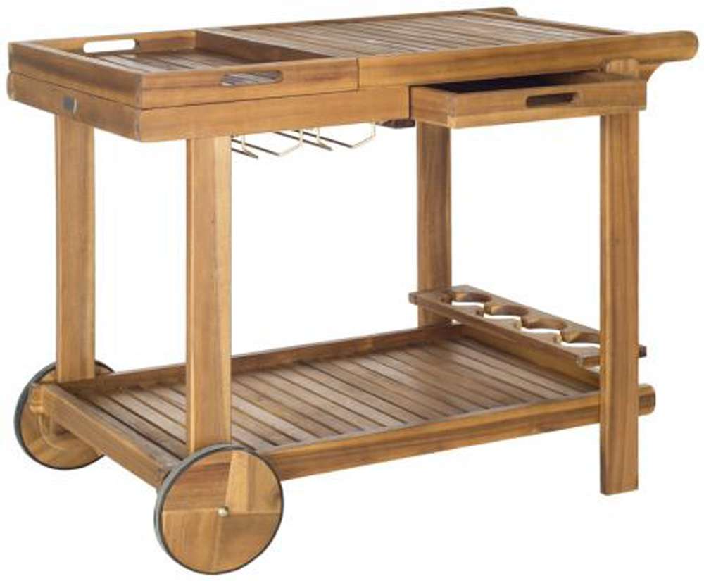 Safavieh - Orland Tea Trolly - Natural - PAT7010A veiw 3
