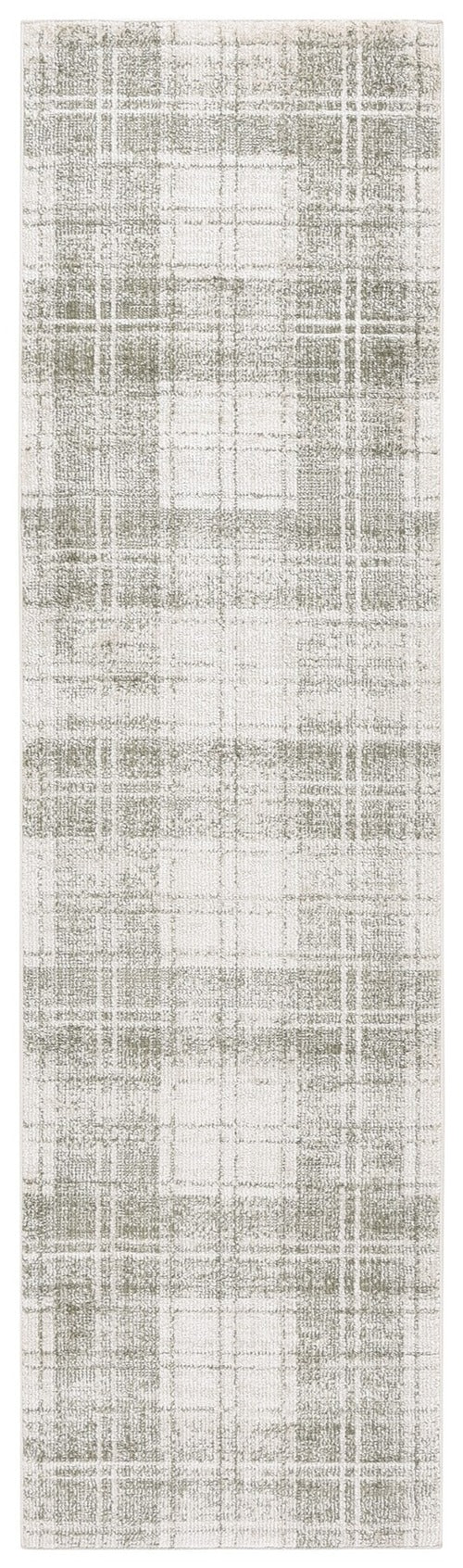 Safavieh - Oxford Plaid 500Y Green / Ivory - 2.2" X 7" - OXP500Y-27 view 1
