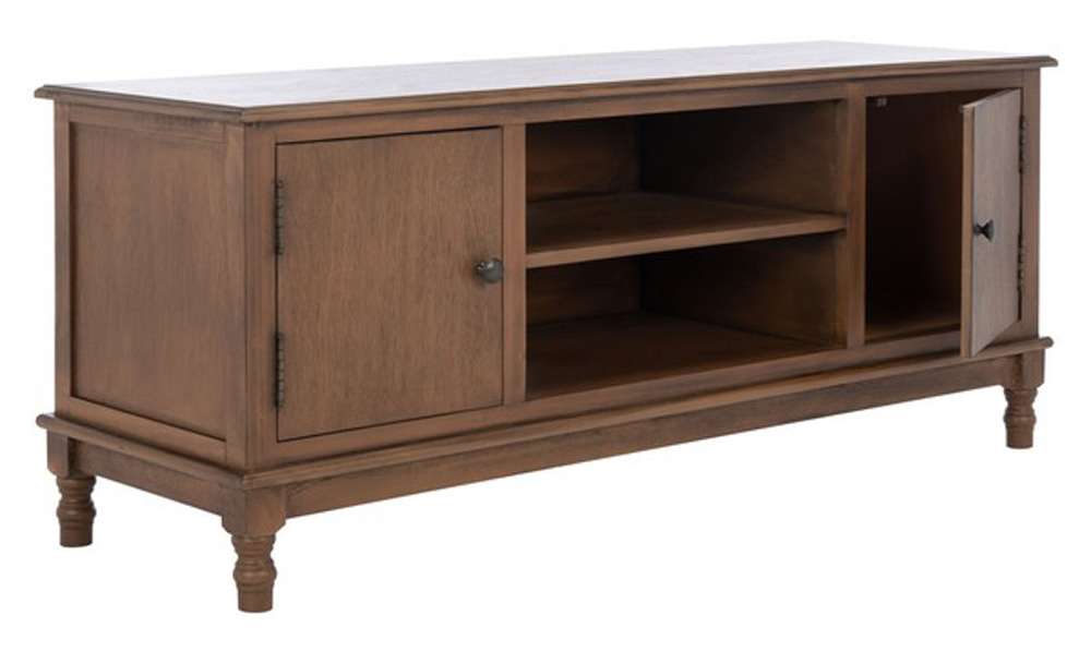 Safavieh - Ozark 2 Door 1 Shelf Media Stand - Brown - MED5700C veiw 4