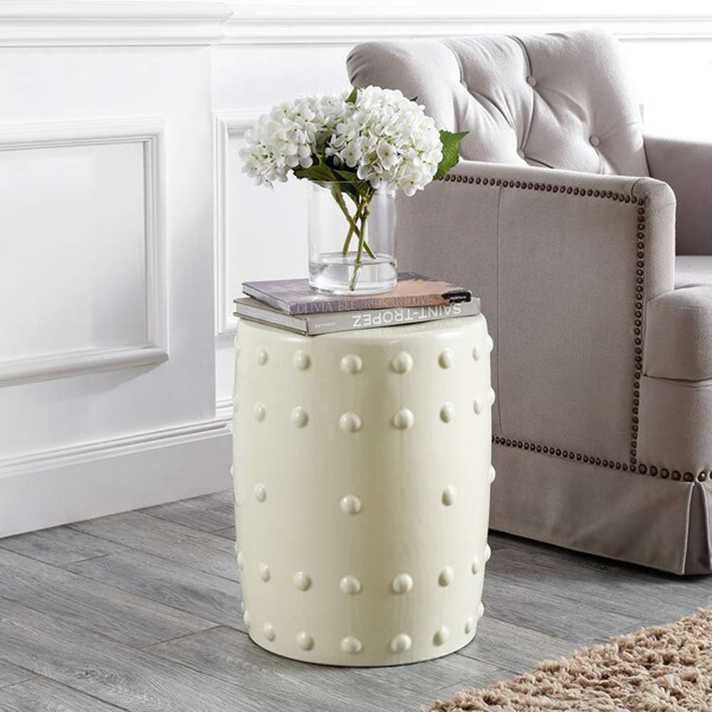 Safavieh - Pashet 17.75in Garden Stool - Grey - ACS4590A veiw 1