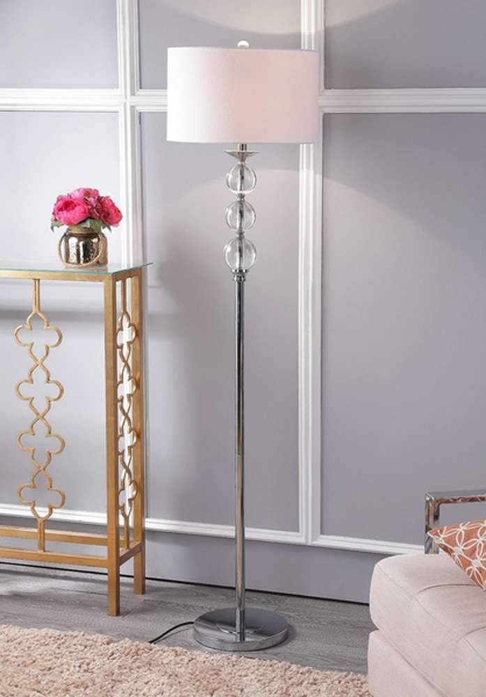 Safavieh - Pipa Glass Globe Floor Lamp - Crystal - LIT4105A veiw 1
