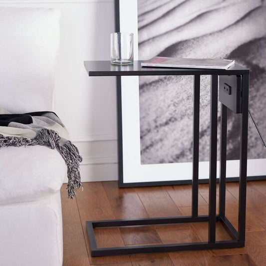 Safavieh - Portland Usb Side Table - Black - ACC8003A veiw 2