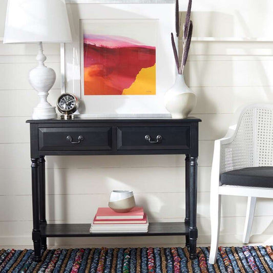Safavieh - Primrose 2 Dwr Console Table - Black - CNS5706B veiw 2