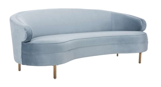 Safavieh - Couture - Primrose Curved Sofa - Light Blue - SFV4715B veiw 2