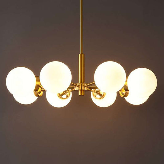 Safavieh - Prosie 8Lt 32in Chandelier - Gold - CHA4062A veiw 2