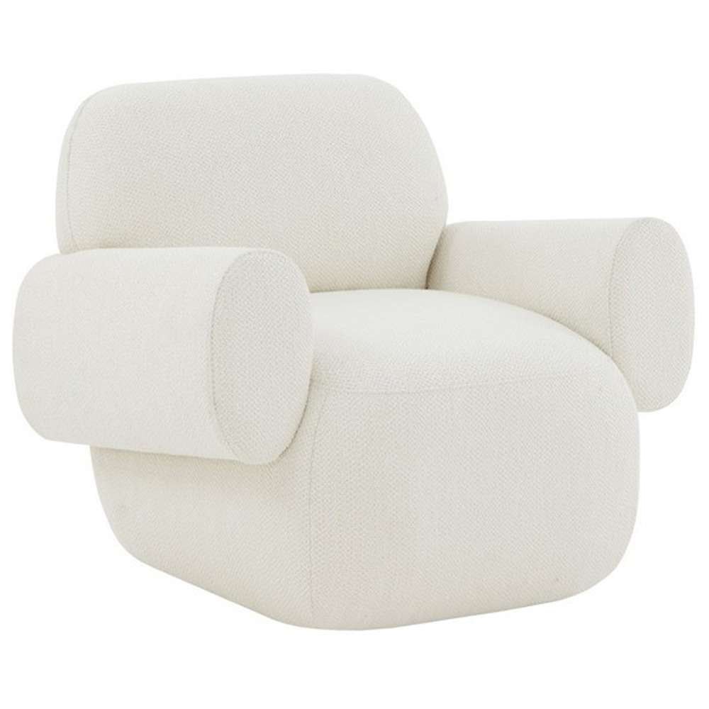 Safavieh - Couture - Pryce Upholstered Accent Chair - Ivory - SFV5096A veiw 3
