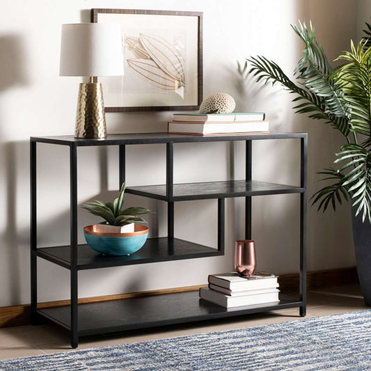Safavieh - Reese Geometric Console Table - Black - Black - CNS6203B veiw 2