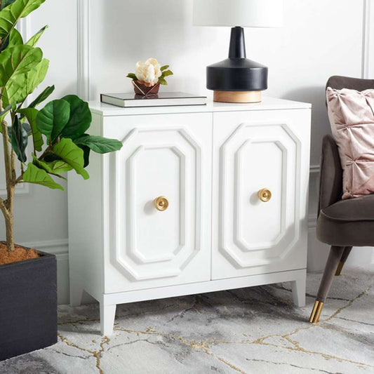 Safavieh - Riya 2 Door Hall Cabinet - White - CHS5003A veiw 2