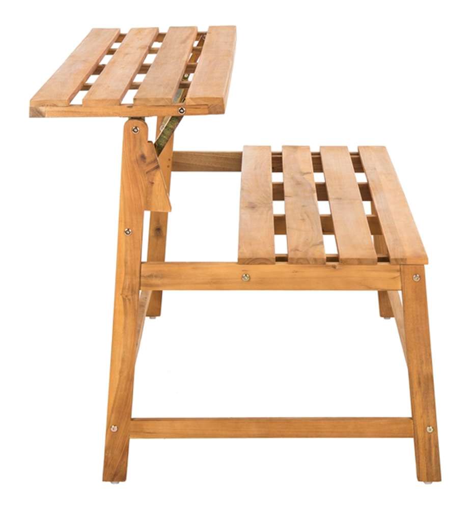 Safavieh - Ruben Balcony Bench And Table - Natural - PAT6753A veiw 4