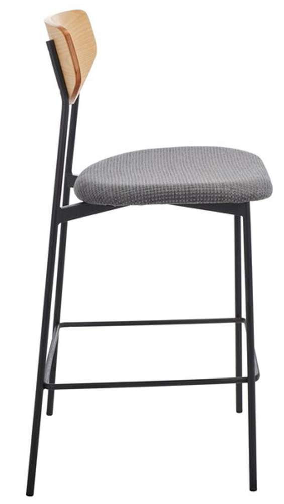 Safavieh - Ryker Counter Stool - Oak - Grey - BST3009D veiw 4