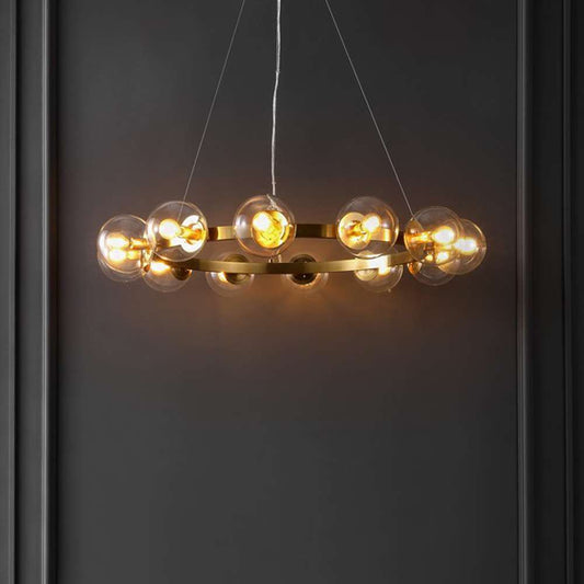 Safavieh - Rylian 12 Lt 38in Chandelier - Brass - CHA4063C veiw 2