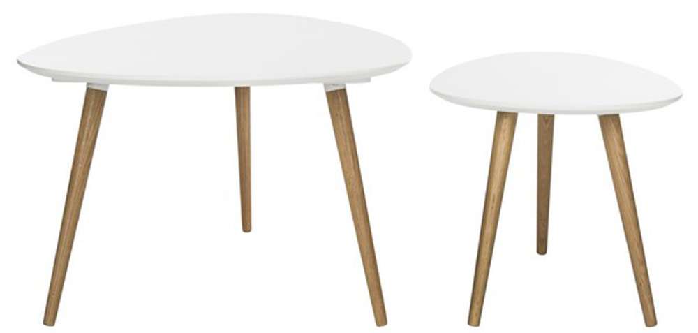 Safavieh - Saffron Split Coffee Table - White - Oak - FOX8203A veiw 3