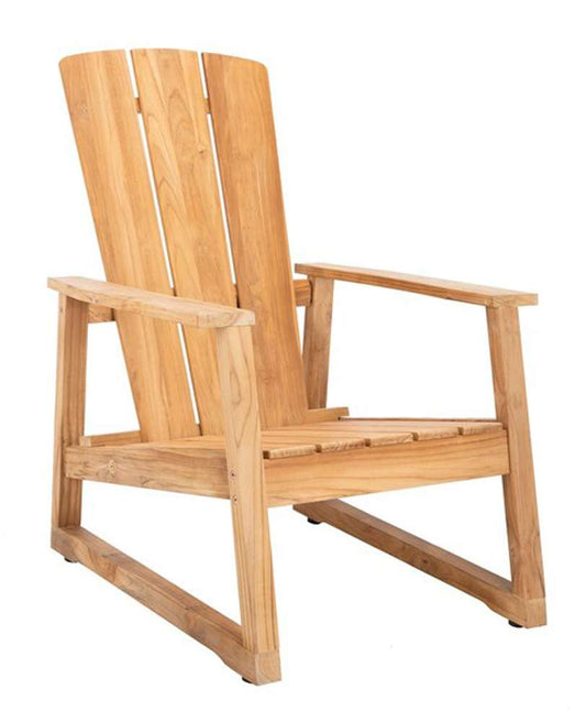 Safavieh - Couture - San Juan Teak Adirondack Chair - Natural - CPT1021A veiw 2