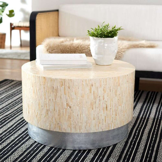 Safavieh - Scarlett Round Coffee Table - Natural - COF1800A veiw 2
