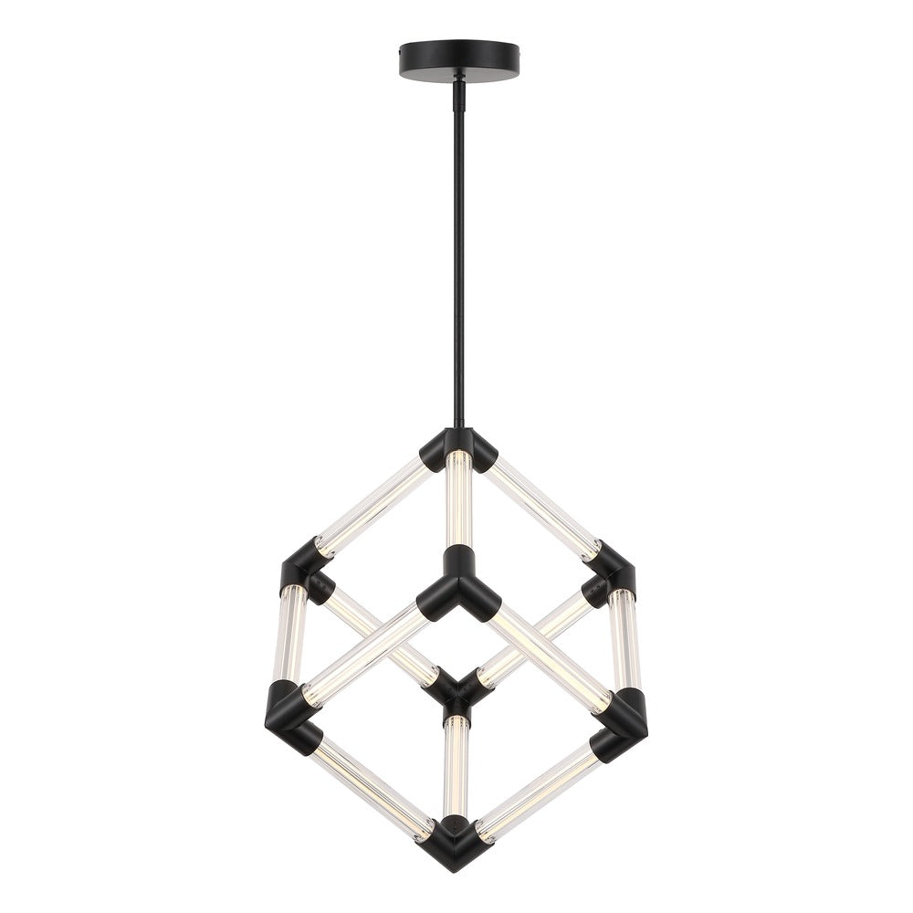 Safavieh - Sheila Acrylic Cube Pendant / Black / Clear - CTL1123A view 2