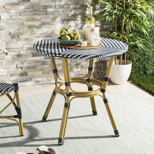 Safavieh - Sidford Bistro Table - Navy - White - PAT4012A veiw 2