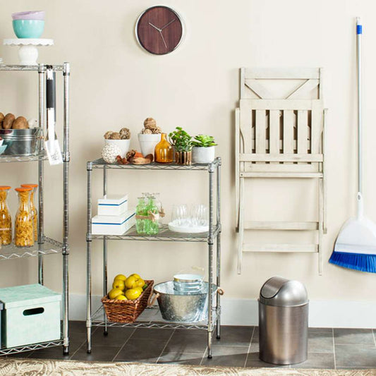 Safavieh - Sierra Mini 3 Tier Shelve - Chrome - HAC2000B veiw 2
