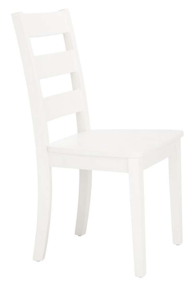 Safavieh - Silio Ladder Back Dining Chair - White (Set of 2) - DCH9213B-SET2 veiw 3