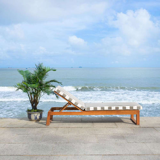 Safavieh - Solano Sunlounger - Natural - Grey Stripe - PAT7024G veiw 2