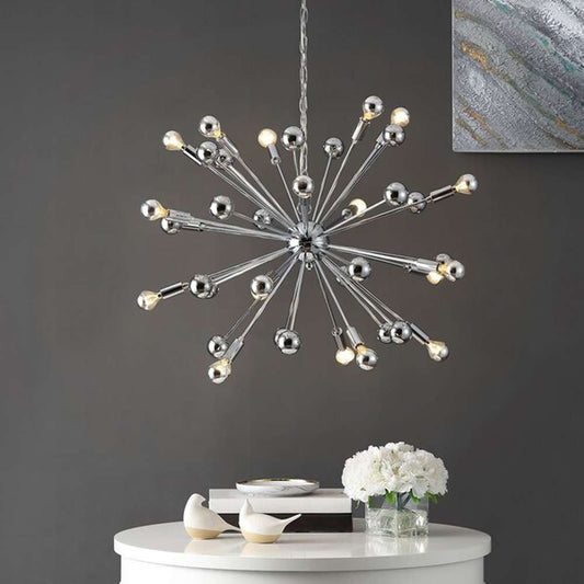 Safavieh - Starburst Sputnik Pendant Lamp - Chrome - LIT4495A veiw 2