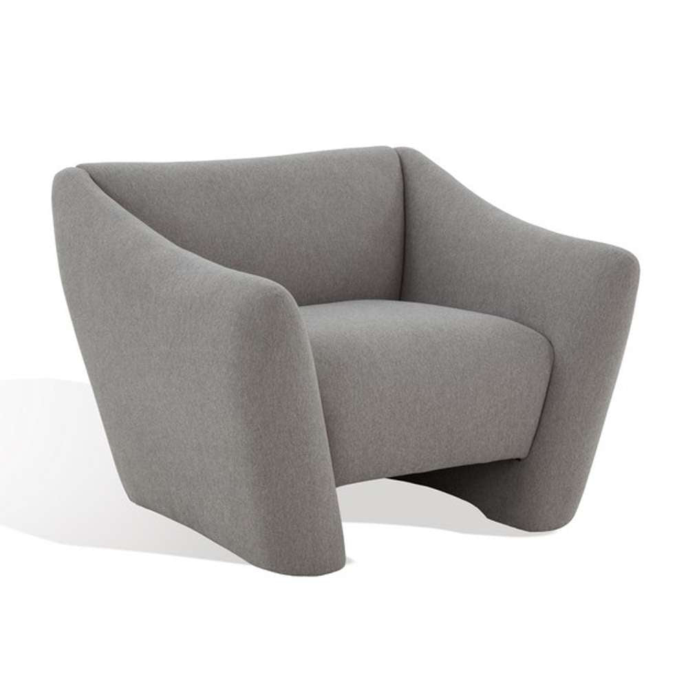 Safavieh - Couture - Stefanie Modern Accent Chair - Light Grey - SFV4795B veiw 4