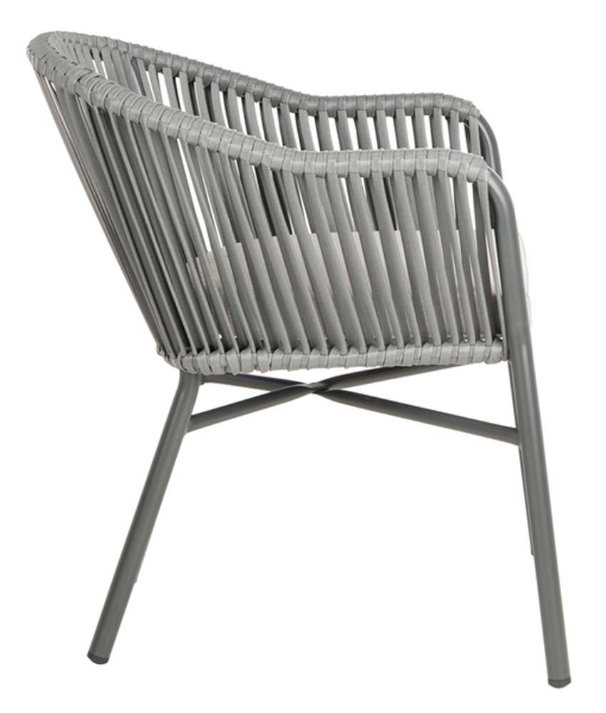 Safavieh - Stefano Rope Chair - Grey (Set of 2) - PAT4026A-SET2 veiw 4