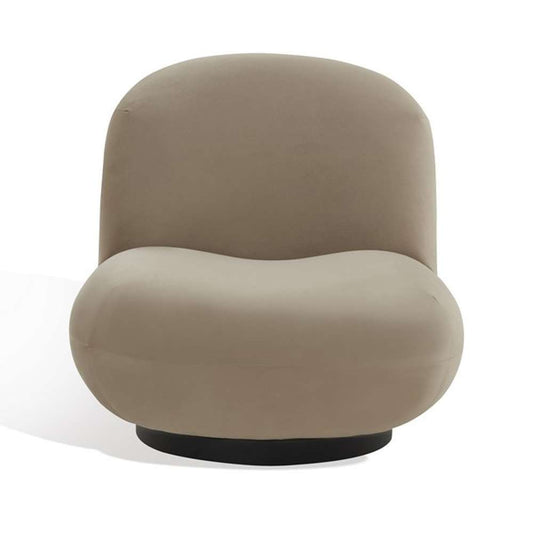 Safavieh - Couture - Stevie Boucle Accent Chair - Light Brown - Black - SFV4767D veiw 2
