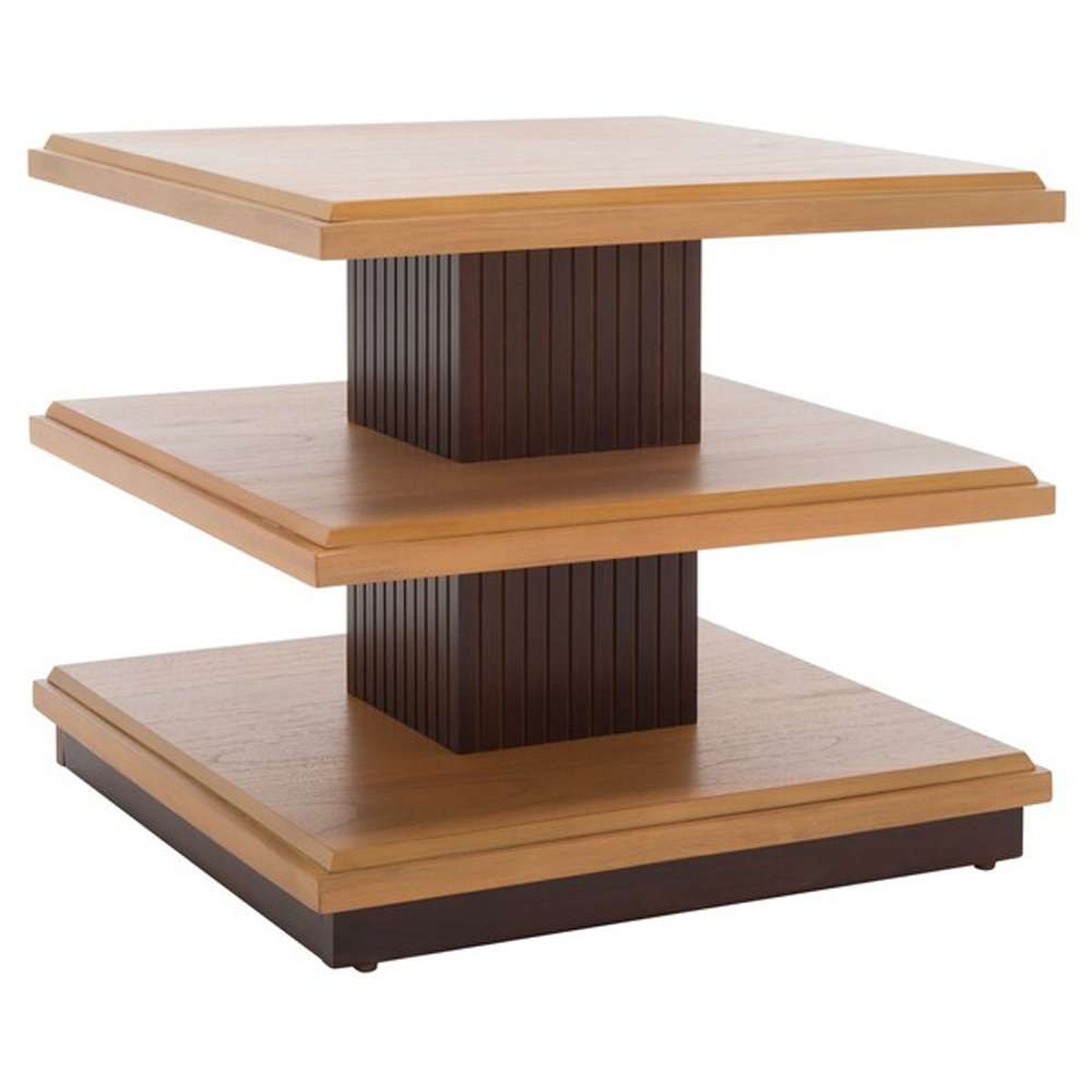 Safavieh - Suette 2 Shelf Accent Table - Natural - Walnut - ACC5001A veiw 3