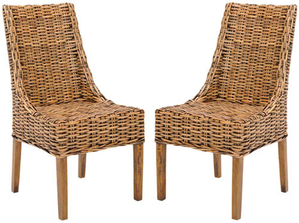 Safavieh - Suncoast Arm Chair - Brown - Teak Brown (Set of 2) - FOX6503A-SET2 veiw 2