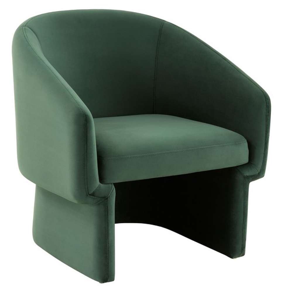 Safavieh - Couture - Susie Barrel Back Accent Chair - Forest Green - SFV4781B veiw 3