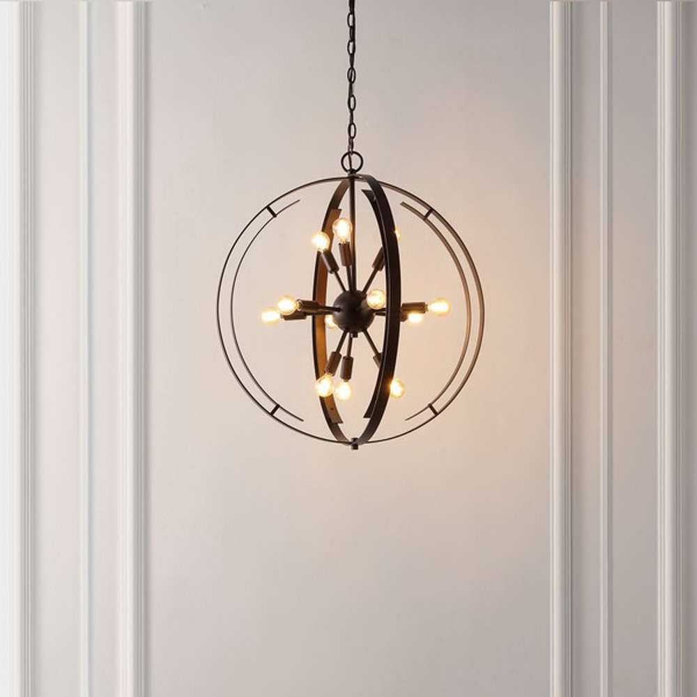 Safavieh - Syosset 12Lt Pendant - Oil Rub Bronze - PND4165A veiw 2