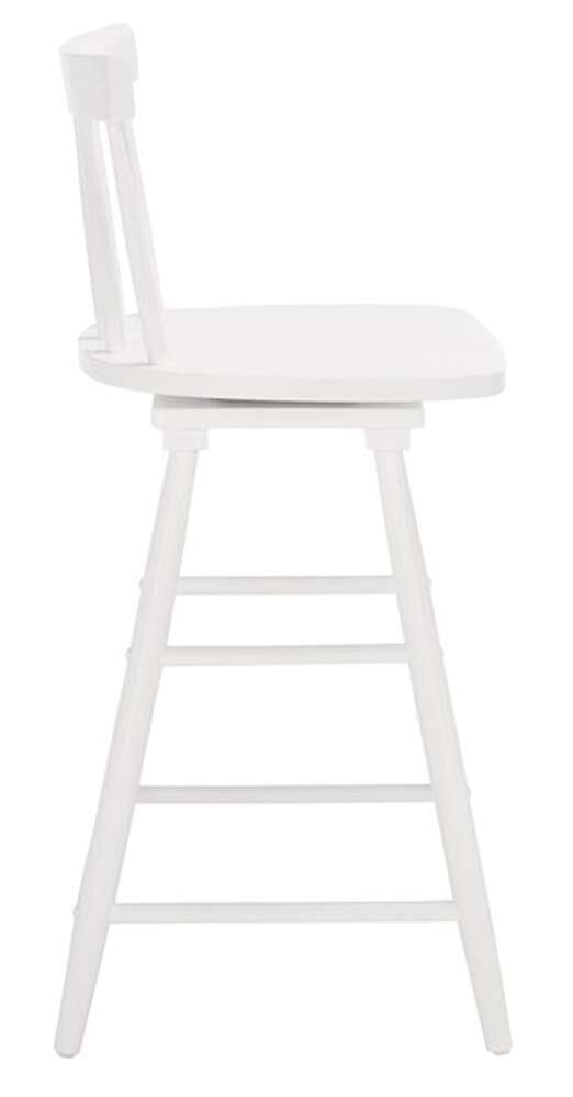 Safavieh - Tage Swivel Counter Stool - White - BST1400C veiw 4