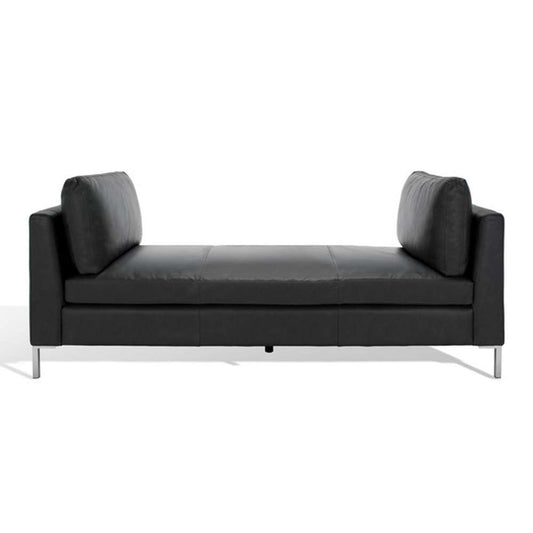 Safavieh - Couture - Tatianna Leather Bench - Black - KNT4109A veiw 2