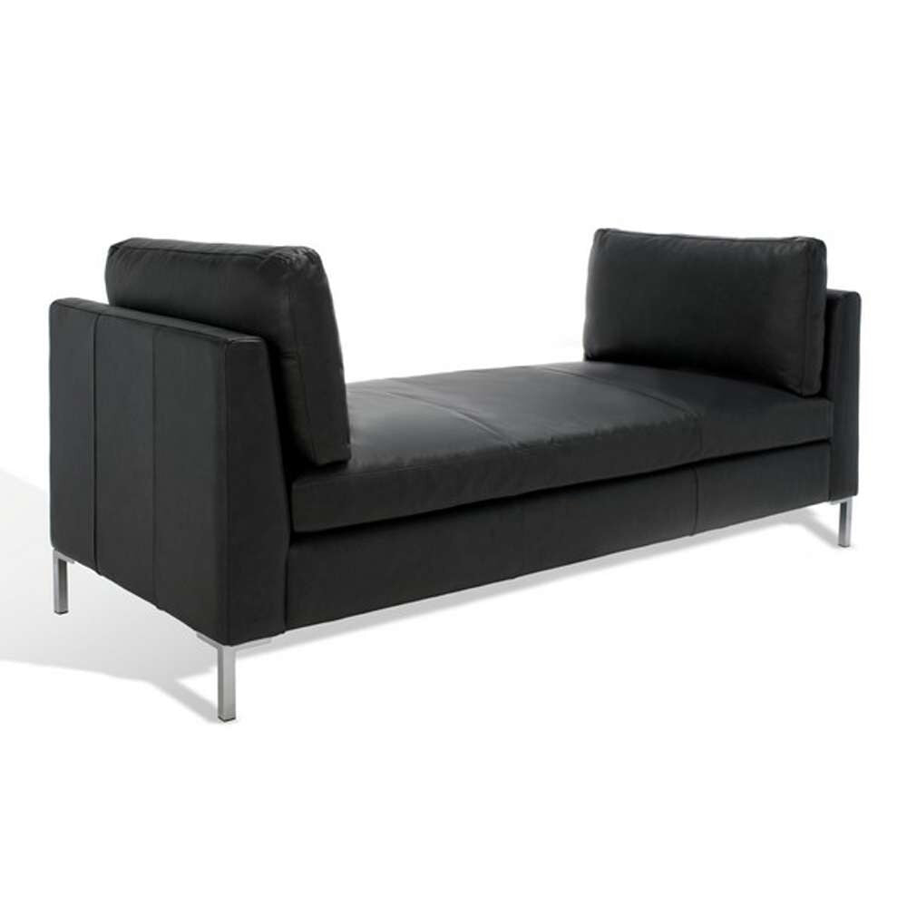Safavieh - Couture - Tatianna Leather Bench - Black - KNT4109A veiw 4