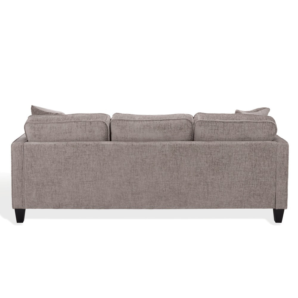 Safavieh - Taylyn Chenille 3 Seat Sofa / Light Brown - SFV6118B view 5