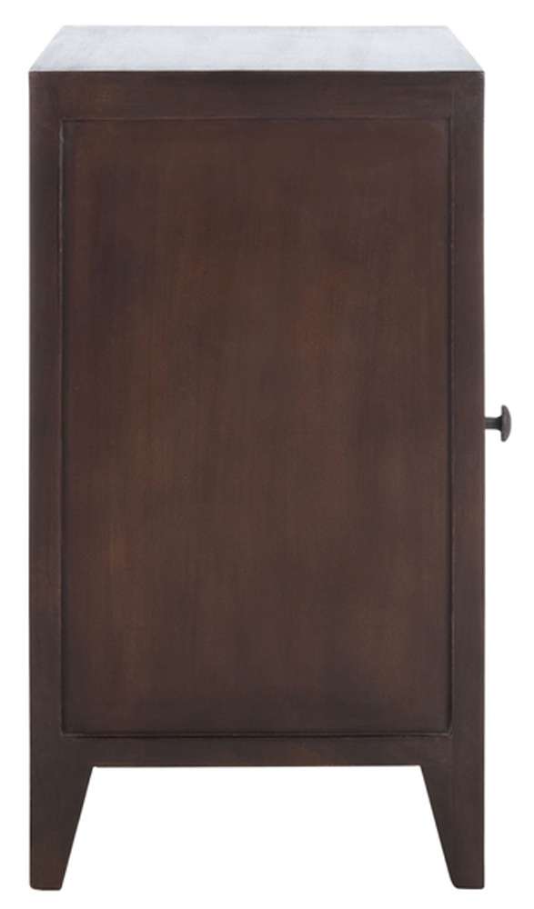 Safavieh - Thea 1 Door Carved Nightstand - Brown - NST5300A veiw 4