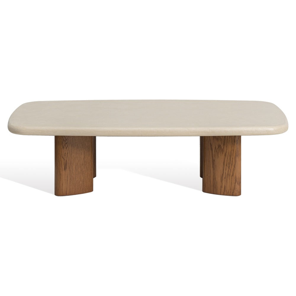 Safavieh - Theodora Coffee Table / Chestnut / Cream - SFV9029A-2BX view 4